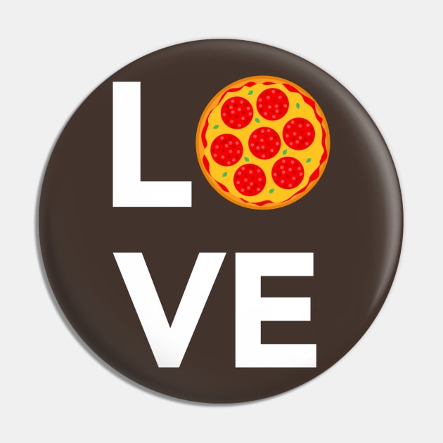 Pizza is Love Pin by vladocar