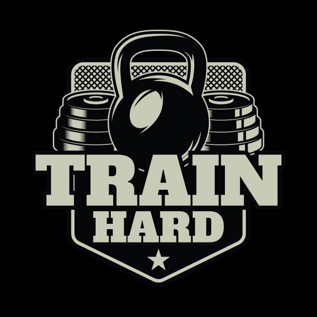 TRAIN HARD | T-shirt 😎💪 by Zave