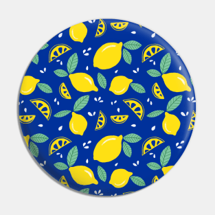 Cute Lemon Pattern Pin