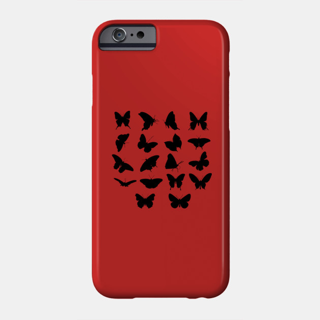 Black minimalistic Butterflies