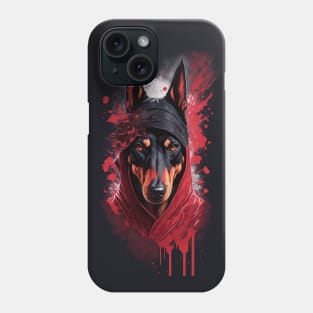 Evil Ninja Dobermann Phone Case