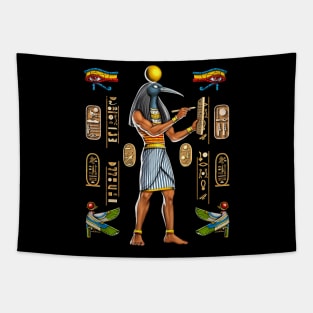 Egyptian Mythology God Thoth Tapestry