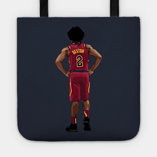 Collin Sexton Vector Back Burgundy Tote