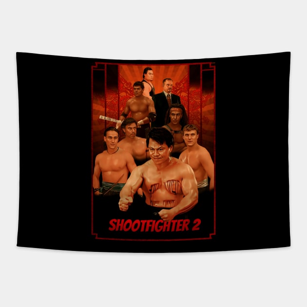 Bolo Yeung/Shootfighter 2 Tapestry by Fantasy Brush Designs