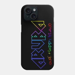 Aruba one happy Island Coloring Phone Case