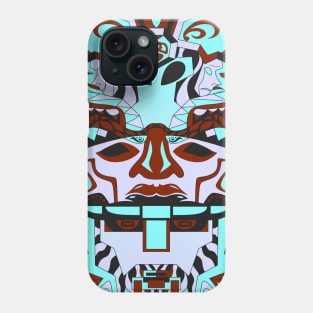 alien olmec head ecopop Phone Case