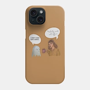 ghost and a girl Phone Case