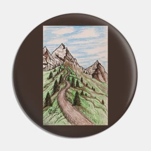 Cabin in the mountains Pin