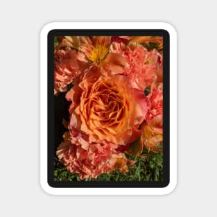 Crowded Bouquet Photographic Image Magnet