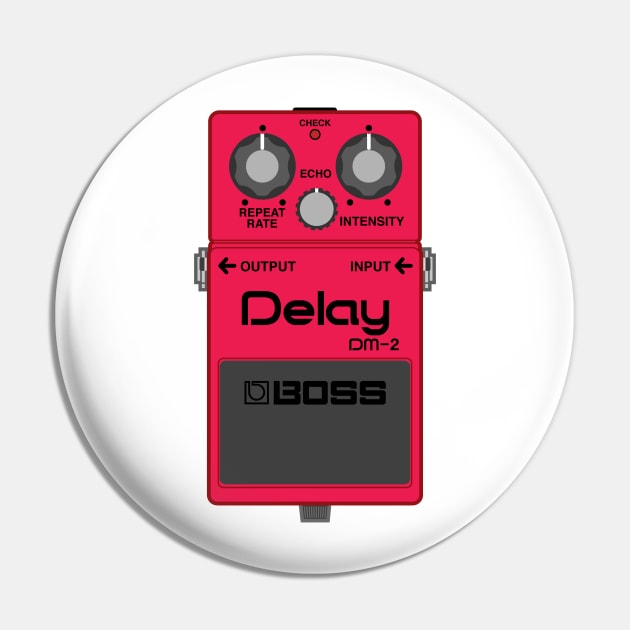 Boss DM-2 Delay Guitar Effect Pedal Pin by conform