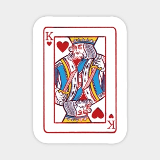 King of hearts cards Magnet