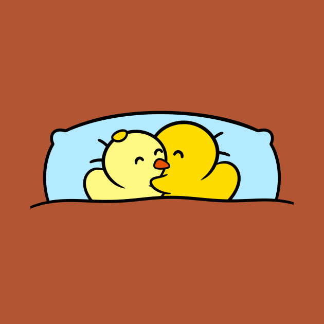 Pillow Cuddle! by Duckie and Duck