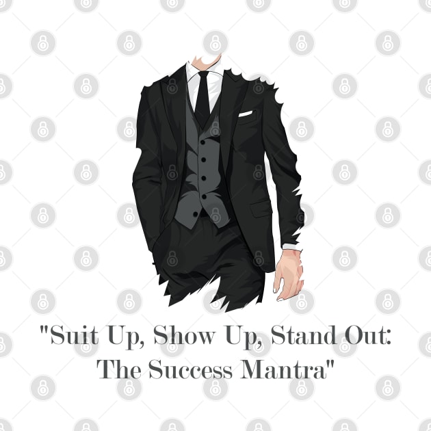 Black Suit, Tie and Vest | "Suit Up, Show Up, Stand Out: The Success Mantra" by muzamilshayk