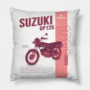 Suzuki GP 125 design Pillow