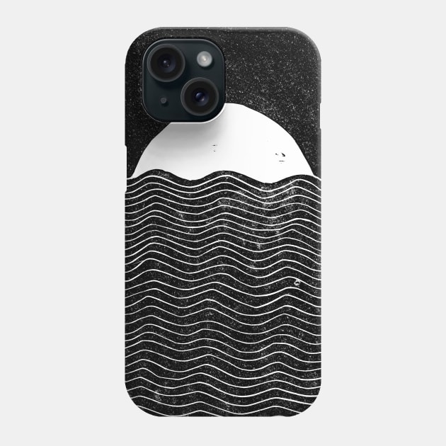 Moon & Sea Phone Case by Anda