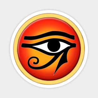 Eye Of Ra On Sun Disk Magnet