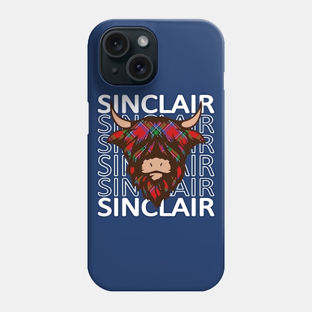 Clan Sinclair - Hairy Coo Phone Case by Taylor'd Designs