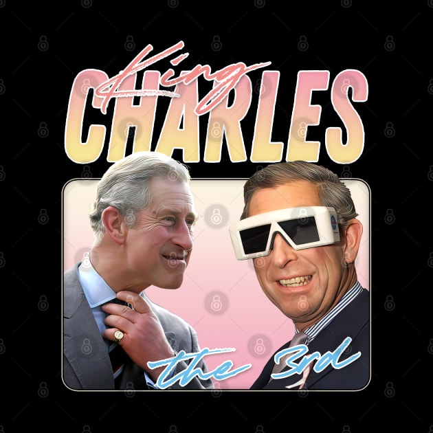 King Charles - Retro Aesthetic Fan Design by DankFutura