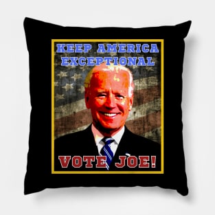 Keep America Exceptional - Vote Joe! Pillow