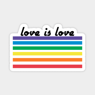 Love is Love Rainbow Magnet