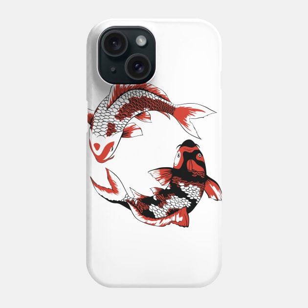 Koi Duo Phone Case by kellyoconnell