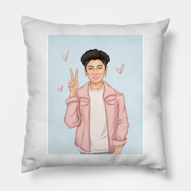 MONSTA X - Kihyun Pillow by seventhdemigod