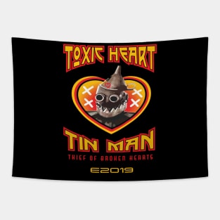 Toxic Heart Tin Man Tapestry