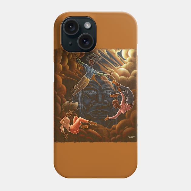 Falling Phone Case by UBiv Art Gallery