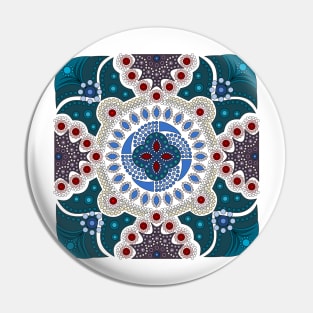 Dot painting meets mandalas 16-1 Pin