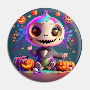 Baby Jack O Skeleton Pin