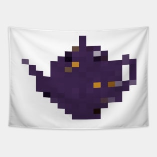 Teapot Pixel Art Tapestry