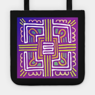 Purple Mandala Design Tote