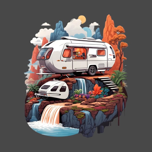 The Two Vans by Caravan Temple