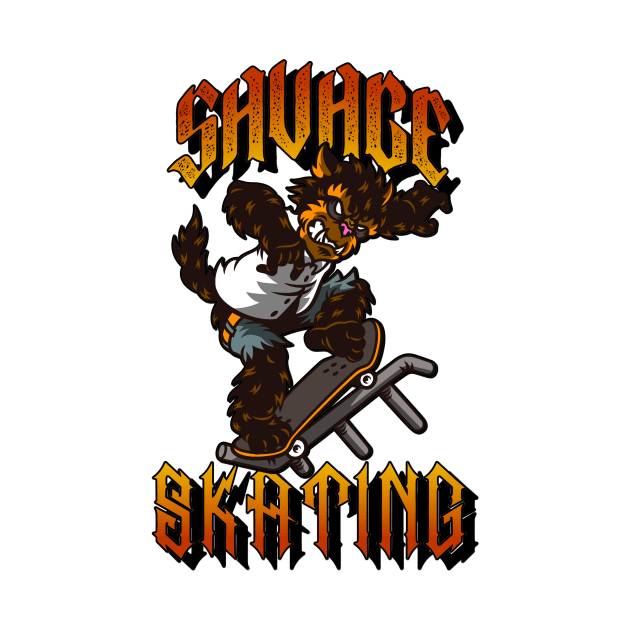 Savage skating by Milon store