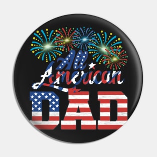 All American Dad Pin