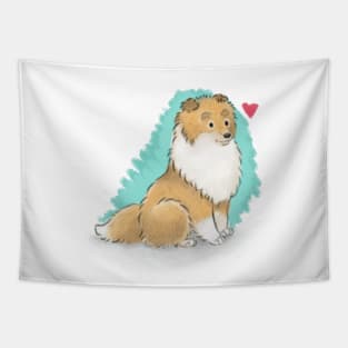 Sable Collie Tapestry