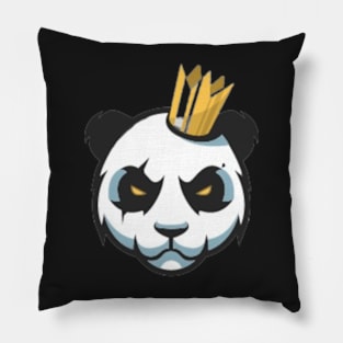 Panda king t-shirt Pillow