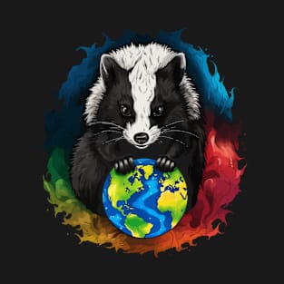 Skunk Earth Day T-Shirt