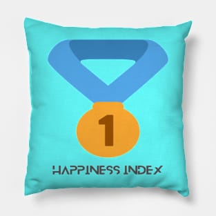 Happy index first Pillow