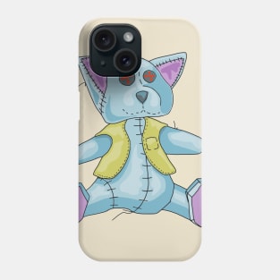 Tattered Cat Stuffie Phone Case