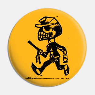 Calavera policía Pin