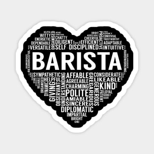 Barista Heart Magnet