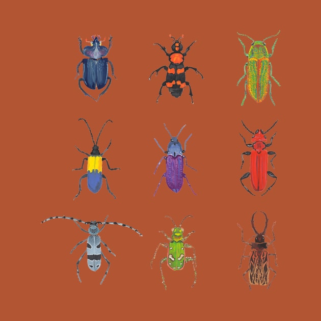 Endangered Beetles Around the World by Das Brooklyn