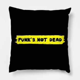 punk's not dead Pillow