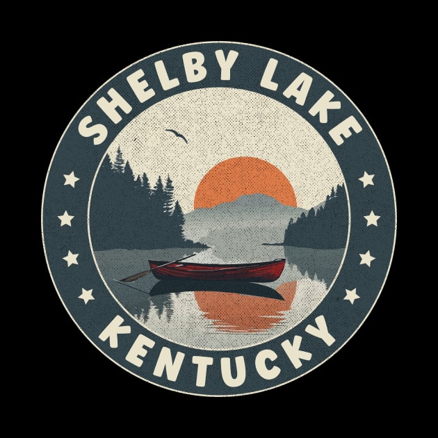 Shelby Lake Kentucky Sunset by turtlestart