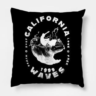 California Cool Surf - Cali Waves Pillow