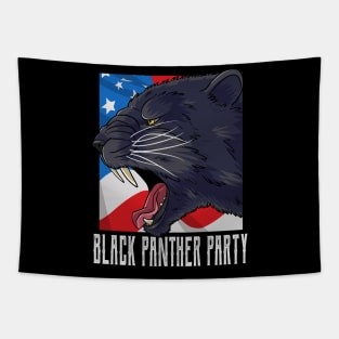 Black Panther Party 1966 BPP American Flag Tapestry