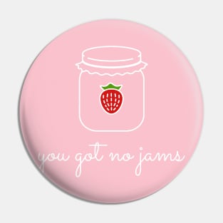 BTS RM "You got no jams" strawberry jelly Tshirt Pin