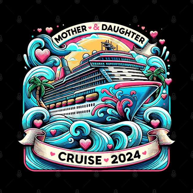 Mother Daughter Cruise 2024 Family Vacation Trip Matching by TeeShirt_Expressive