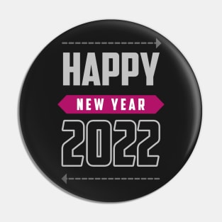 Happy New Year 2022 Pin